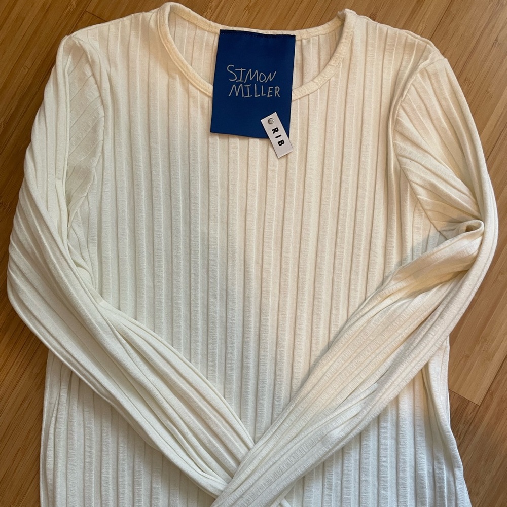 Simon Miller RIB shirt in cream
